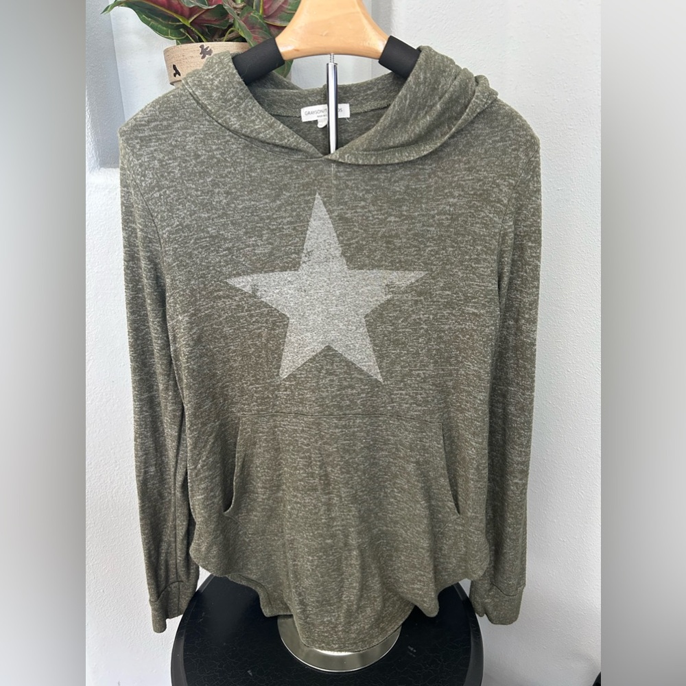 Grayson threads green star hoodie